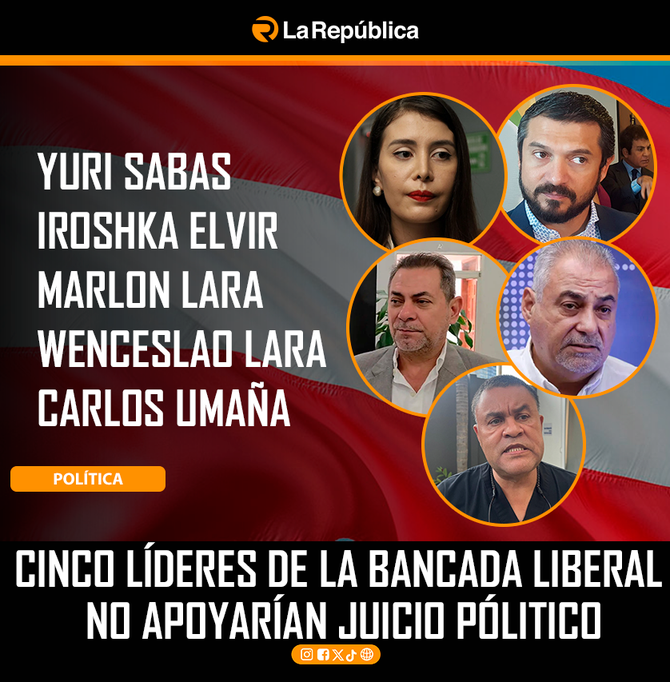 CINCO LÍDERES DE LA BANCADA LIBERAL  NO APOYARÍAN JUICIO PÓLITICO - Cover Image
